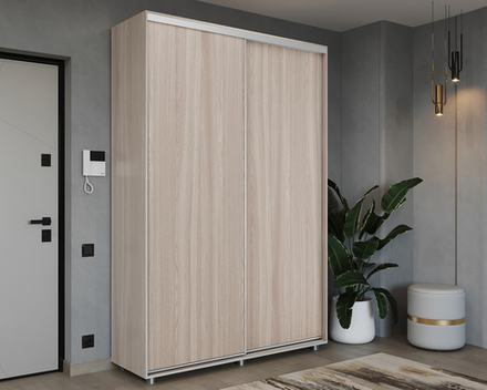 Шкаф-купе МАМА PRIME, 140х45х230 Шимо светлый