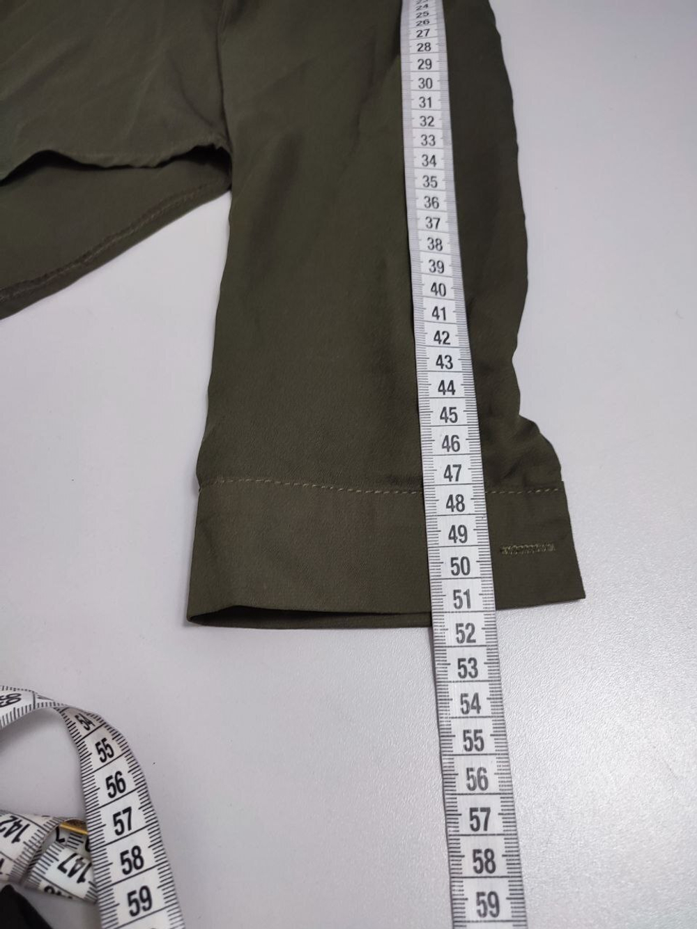 Блузка темно-зеленая 44 размер