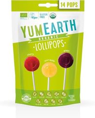 Yum Earth Organic Sour Pops, 14 x 87 gm
