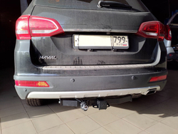 Фаркоп с элект. Smart, на Haval H6 FA 0240-E (c 2015 г.в.), M6(с 2023 г.в.) (паспорт и сертификат в комплекте) Бизон
