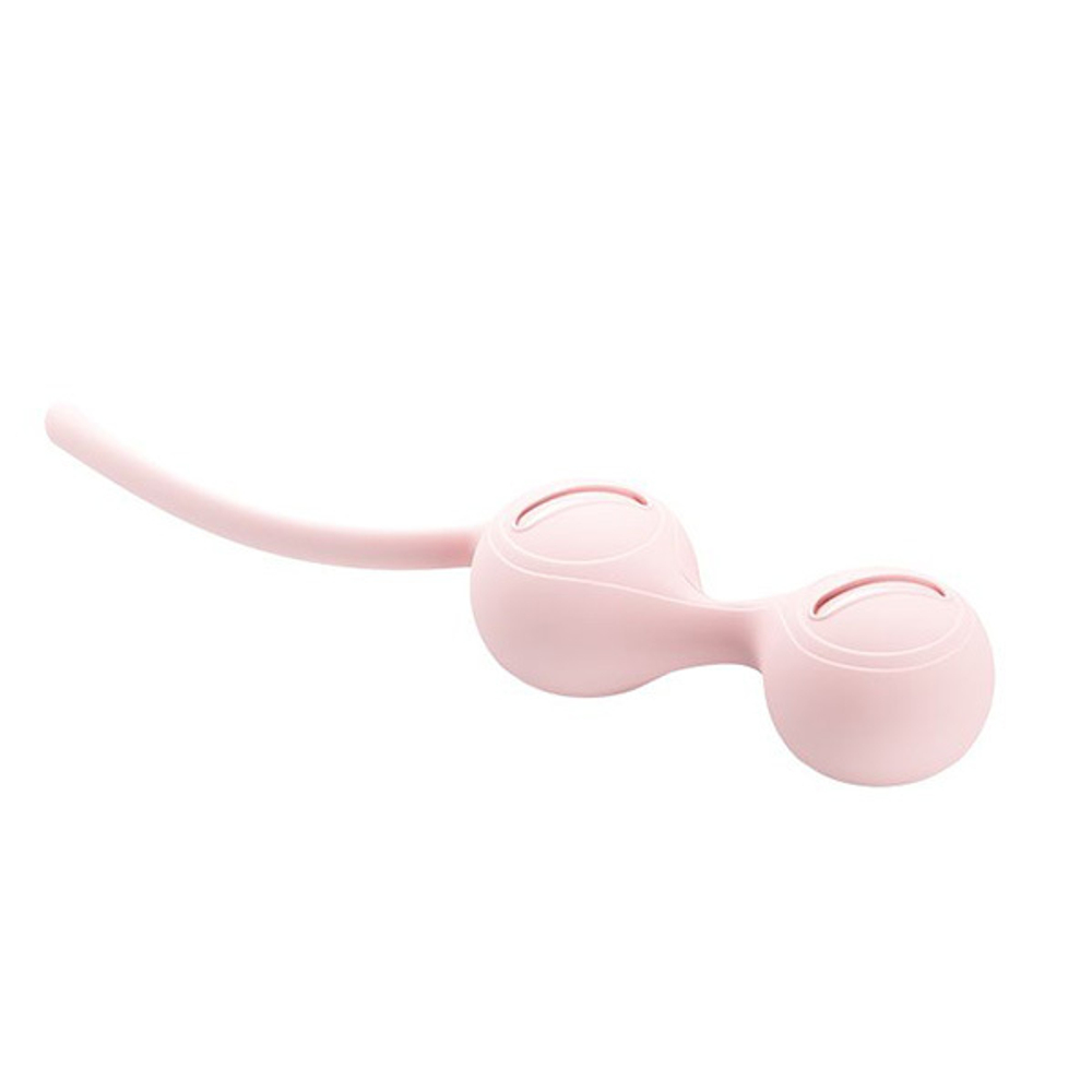 Нежно-розовые вагинальные шарики 3,3см на сцепке Pretty Love Kegel Tighten Up I BI-014490-2