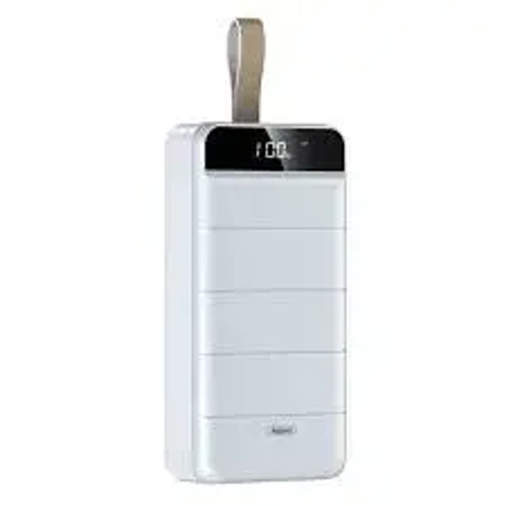Внешний аккумулятор Remax RPP-184 Leader Series 40000mAh 2.1A 10W 3*USB/Lightning/Type-C (белый)