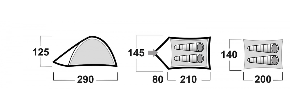 Палатка Husky Bizam 2 Classic