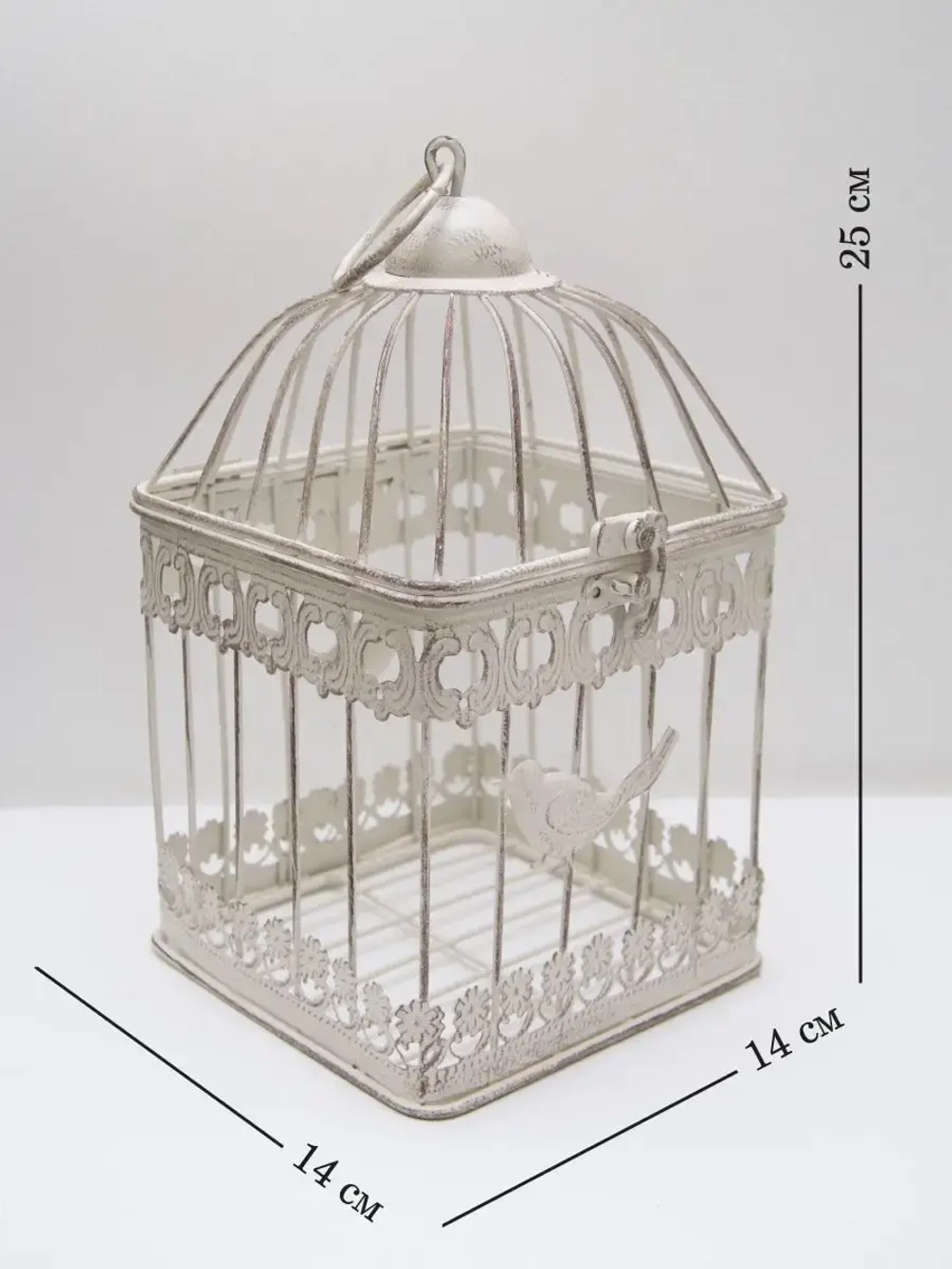 Клетка винтажная "Прованс" 14х14х25 см