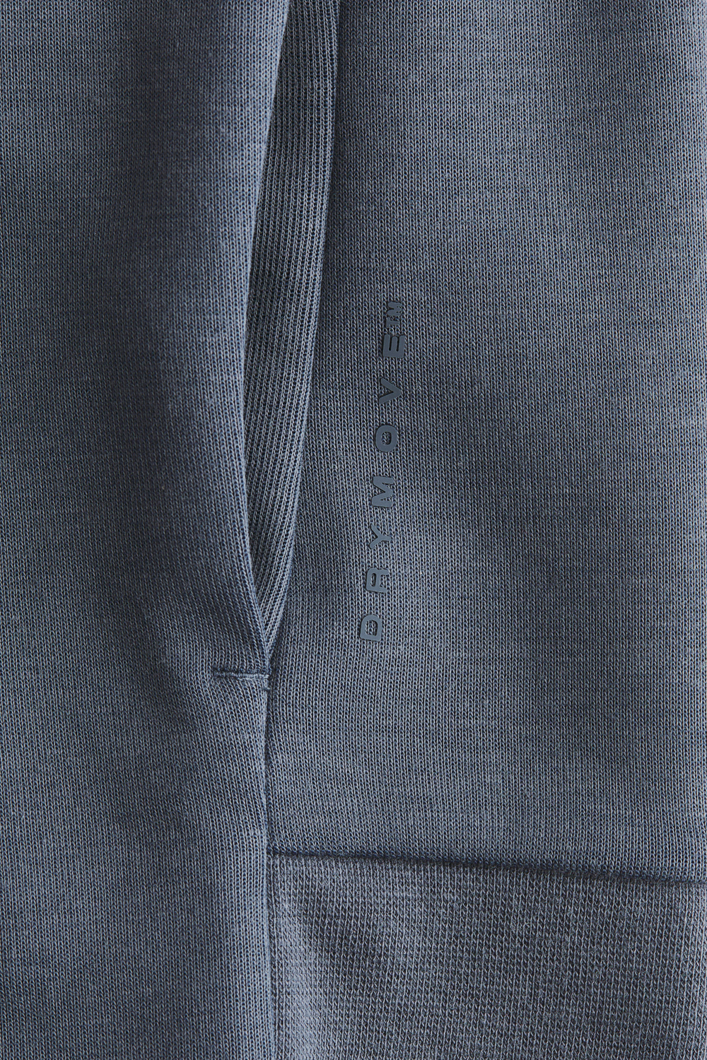 H&M Спортивная толстовка DryMove™ с капюшоном и застежкой-молнией, пыльно-голубой