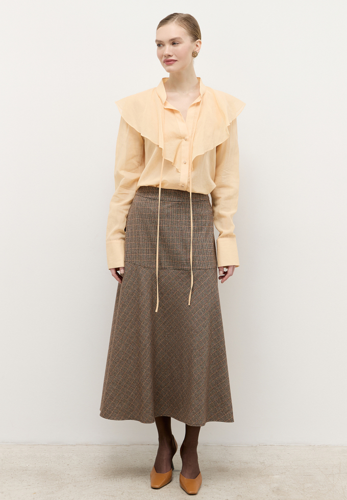 Юбка на кокетке