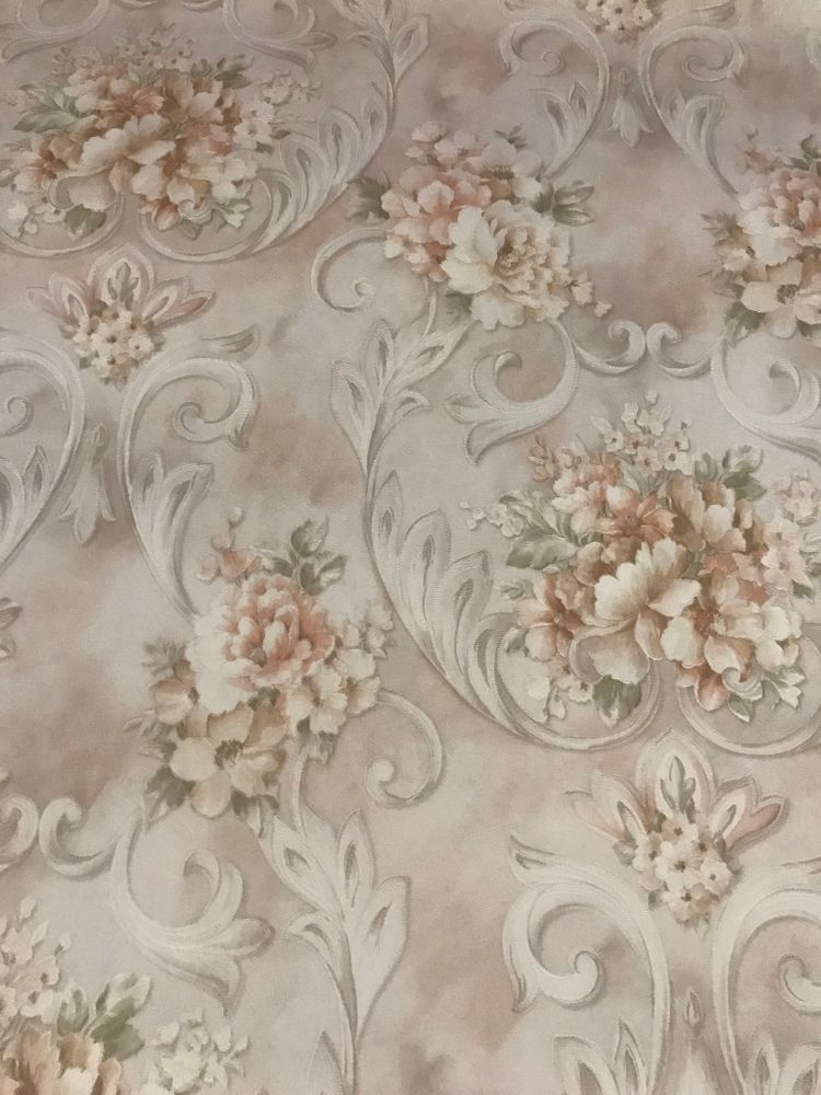 Обои АРТ 1,06х100 букет персик W998216