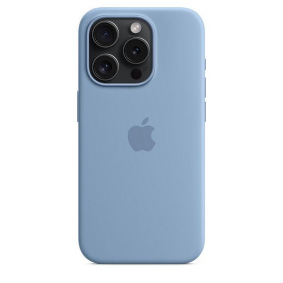 Чехол Apple iPhone 15 Pro Silicone Case with MagSafe Winter Blue