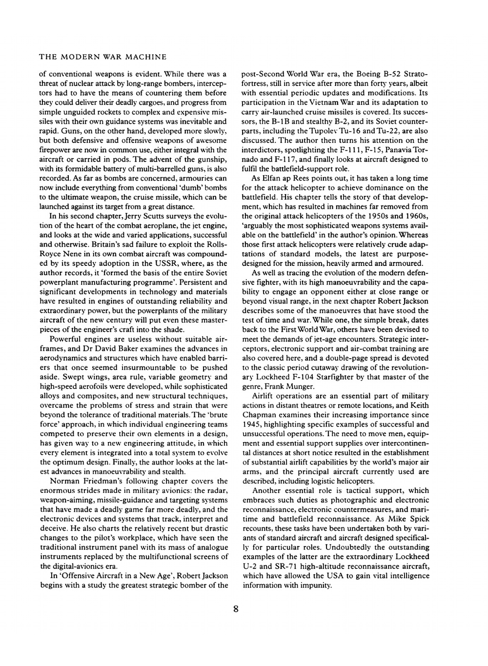 The Modern War Machine. Military Aviation Since 1945 | P. Jarrett