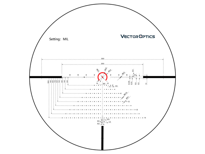 Прицел Vector Optics Constantine 1-8x24 CTR FFP, сетка VOF-EHT (MIL) (SCFF-32)