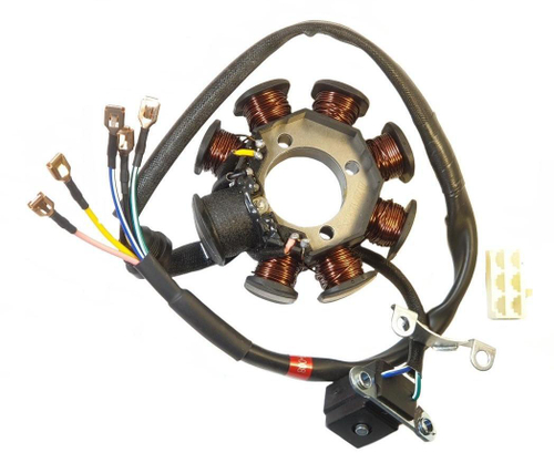 Статор генератора 172FMM-3A, 8 катушек
