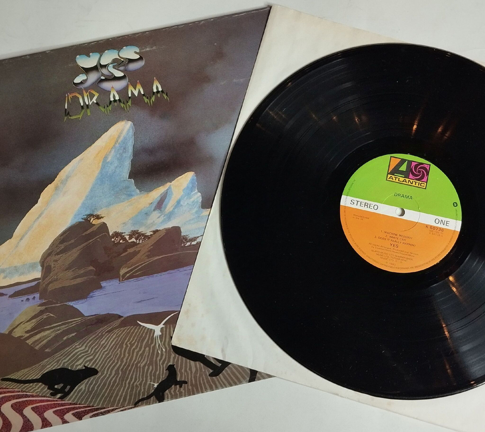 Винтажная виниловая пластинка LP Yes Drama (UK 1980)