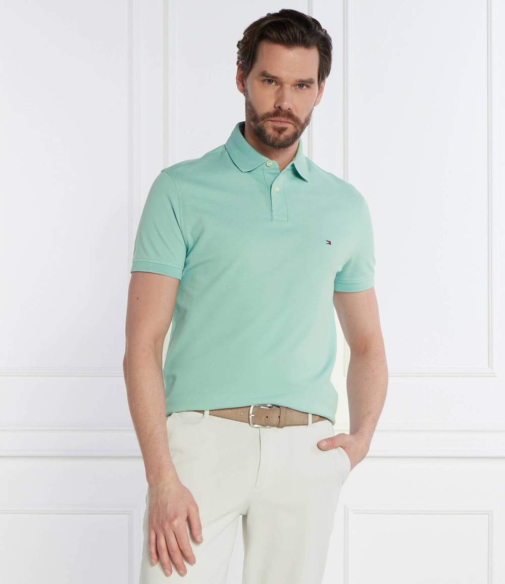 Поло 1985 Tommy Hilfiger - мятный(MW0MW17770)