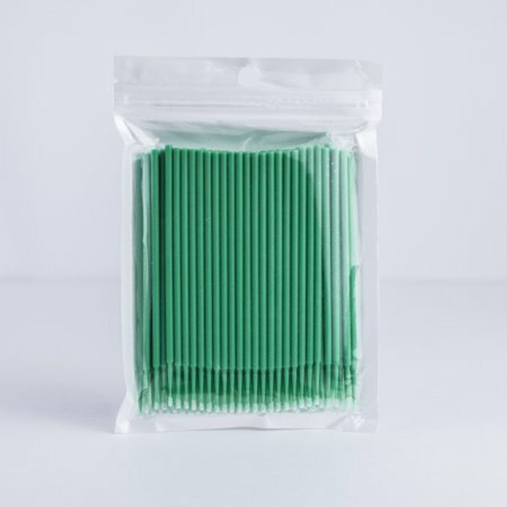 Микробраши (100 шт) пакет зеленые (1,5 мм)