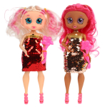 Кукла тип Модница 2шт на шарнирах 25см, коробка 194