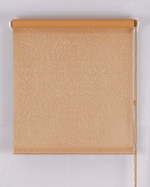 Рулонная штора BLOCKOUT подсолнух кофе