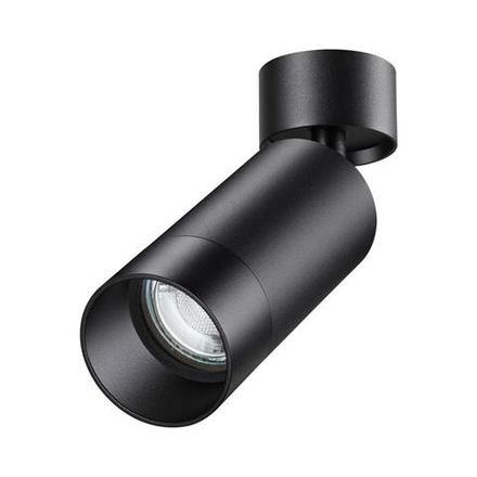 370869 OVER NT22 417 черный Светильник накладной IP20 GU10 9W 220V SLIM