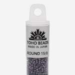 Японский бисер TOHO Round 15/0 (№90), металлизированный, непрозрачный глянцевый