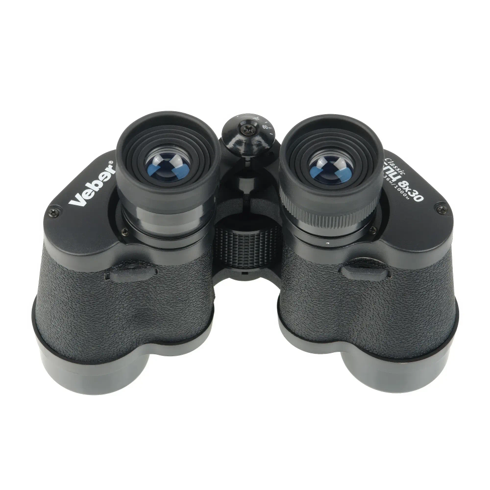 Бинокль Veber Classic БПЦ 8х30 VL - вид сзади, окулары с фокусировкой