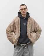 Куртка One Two Faux Fur Beige