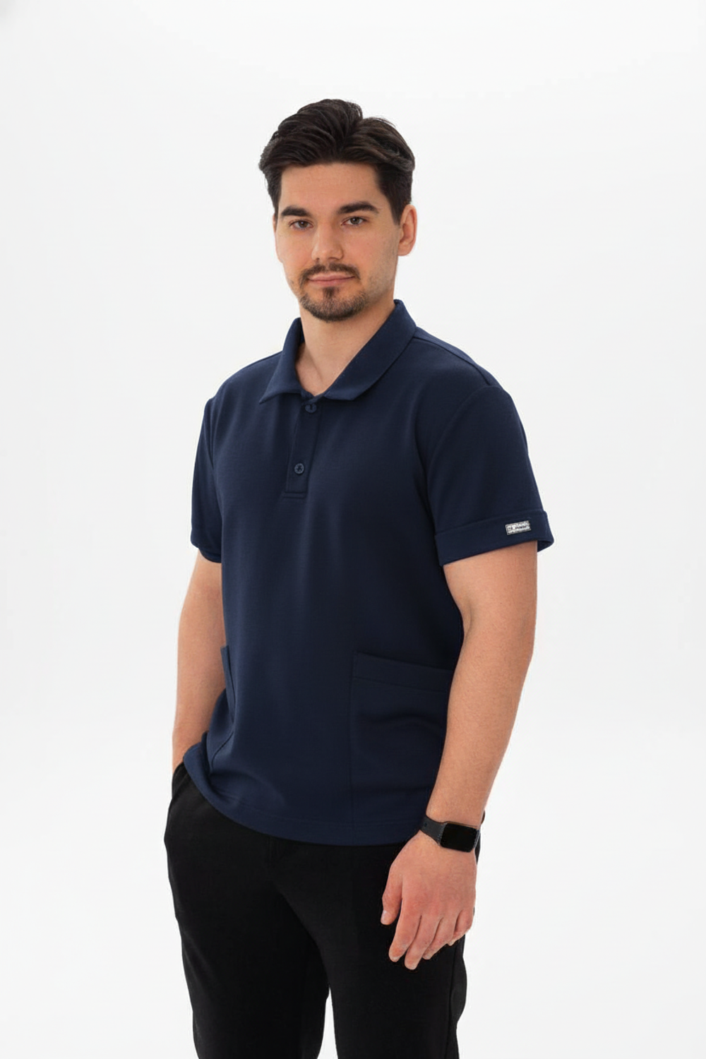 Рубашка-поло спорт трикотаж