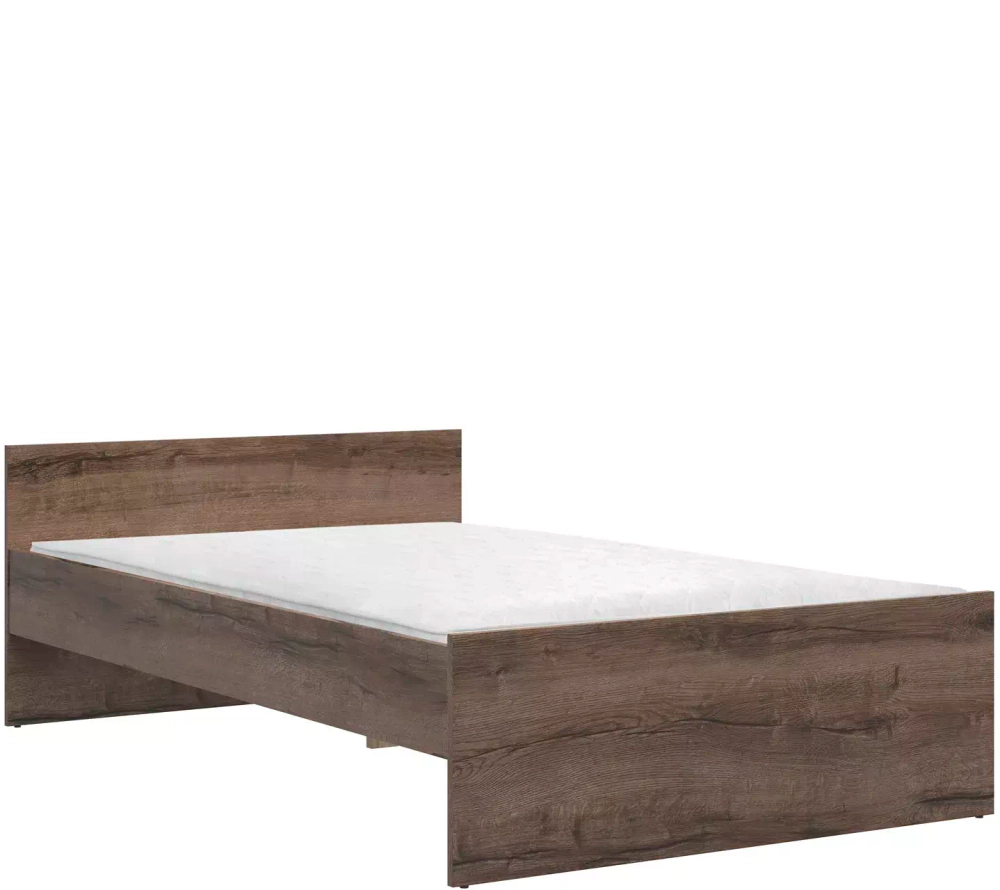 Двуспальная кровать коллекции Непо дуб монастырский