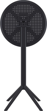 Стол пластиковый барный складной Siesta Contract Sky Folding Bar Table 60, черный