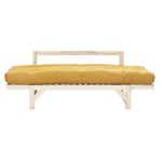 Диван Мебелик Бинго ткань savana plus yellow, каркас лак