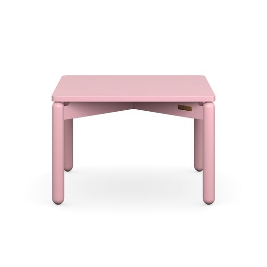 Столик кофейный saga, 60х60 см, розовый