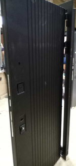 Дверь Входная Бункер BN-06 Зеркало Белый софт, фацет с багетом 16мм