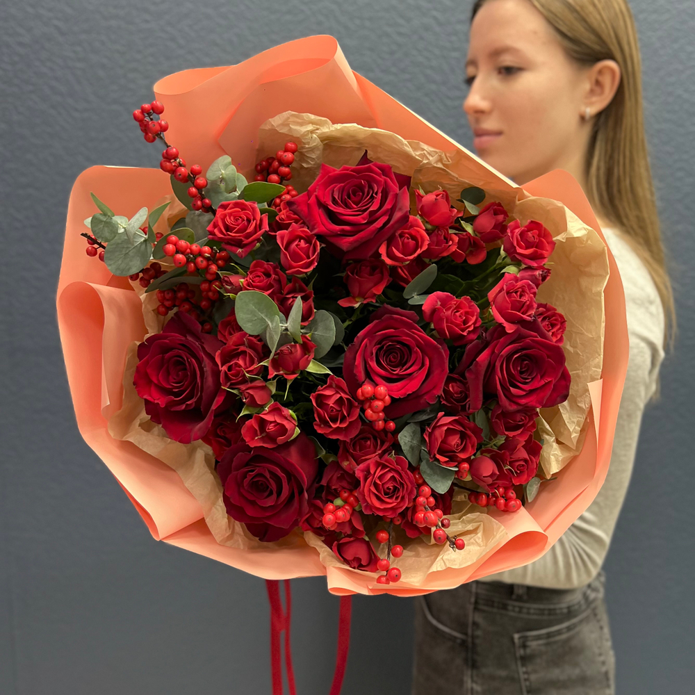 Букет "Огонь любви" #23