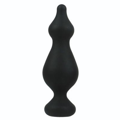 Черная анальная втулка Amuse L - 13,8 см. (Цвет: черный)