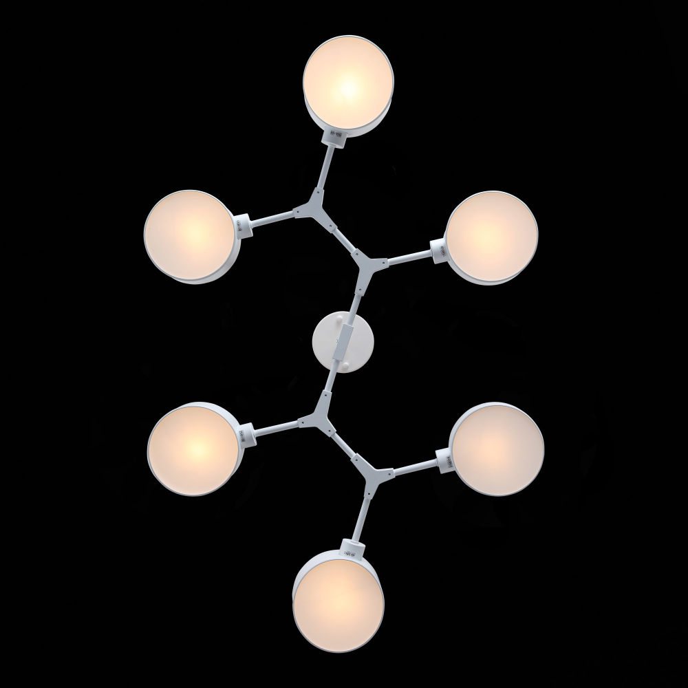 SLE183502-06 Светильник потолочный Белый/Белый E14 6*60W