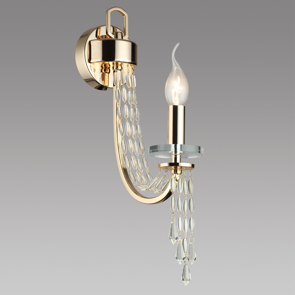 5063/1W CLASSIC ODL25 625 золото/прозрачный/металл/хрусталь Бра E14 1*40W CAPEL