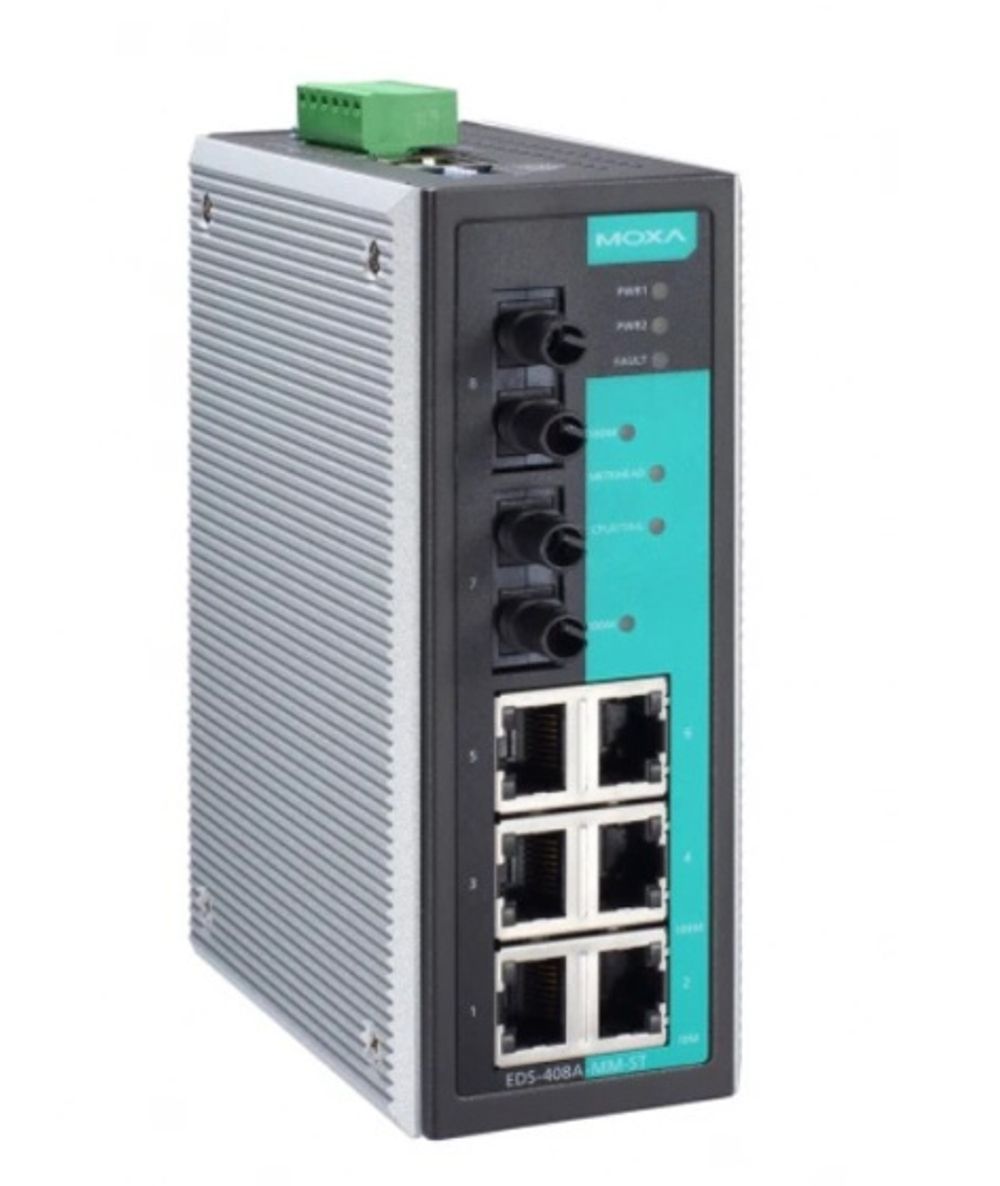 Коммутатор управляемый MOXA EDS-408A-MM-ST-T