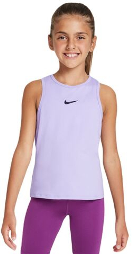 Футболка для девочки Nike Girls Court Dri-Fit Victory Tank Top - hydrangeas/black - Blue
