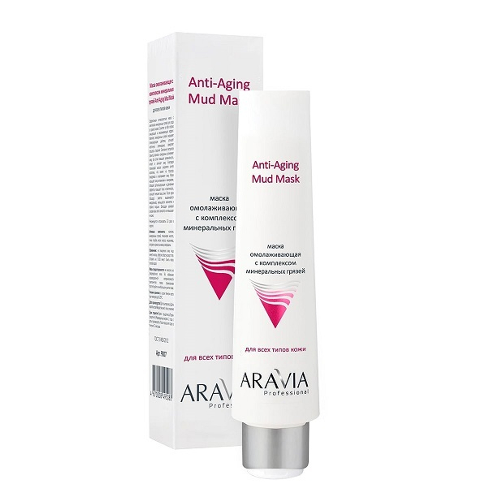 Маска омолаживающая с комплексом минеральных грязей Aravia Professional Anti-Aging Mud Mask 100мл