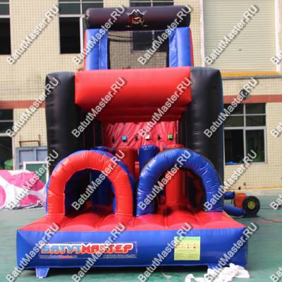 Коммерческая надувная полоса препятствий "Морская стихия"