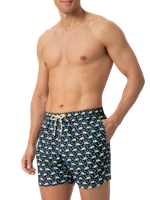 Шорты MC Saint Barth Dollar Car черный