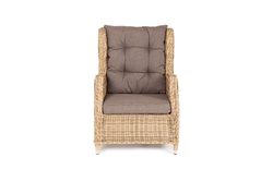 "Форио" кресло раскладное плетеное, цвет соломенный