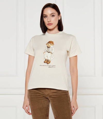 Футболка POLO RALPH LAUREN - экрю(211947961)