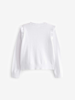 Кардиган школьный для девочки Next C75-780, Белый