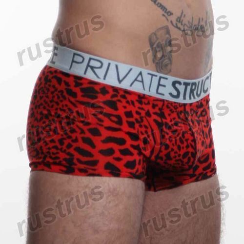 Мужские трусы хипсы красные Private Structure