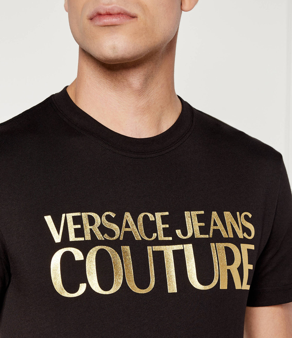 Футболка Versace Jeans Couture - черный(77GAHT05CJ00T)