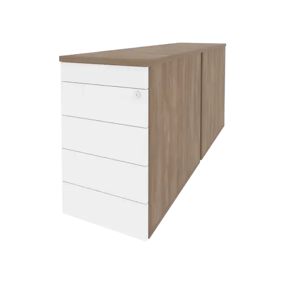 Onix Тумба двойная приставная/опорная (TIP-ON) O.TPO-2.8 TIP 432*1635*750