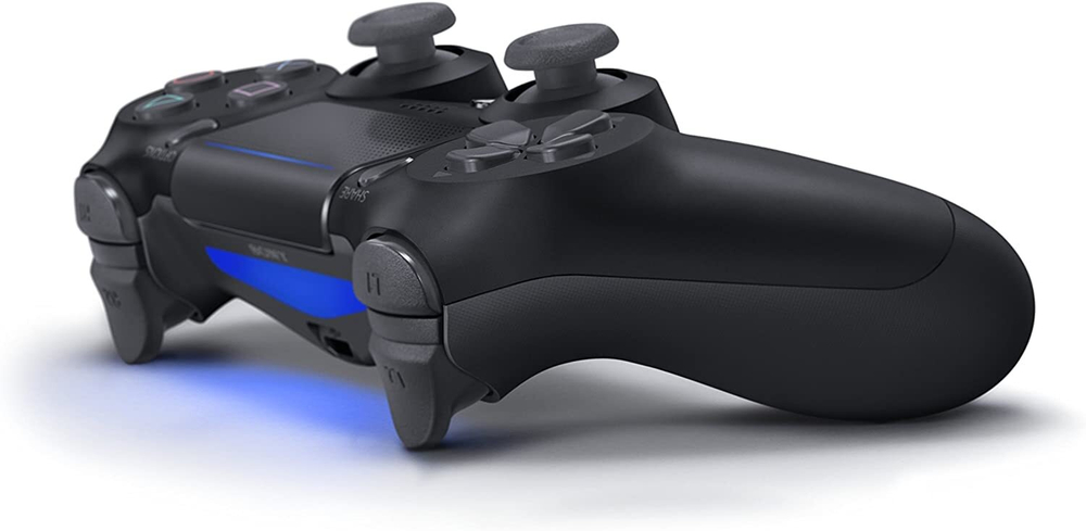 Беспроводной геймпад DualShock 4 ver. 2 Jet Black (красный) для PlayStation 4