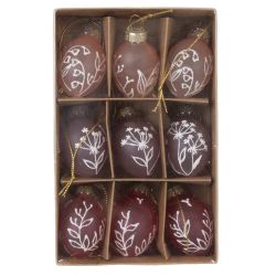 GAEM Набор из 9-ти изделий декоративных подвесных "Яйцо пасхальное" (3*5,5), L10 W16 H3,5 см