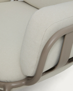 Уличное кресло Joncols из алюминия цвета таупе