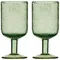 Набор бокалов для вина flowi, 410 мл, зеленые, 2 шт.