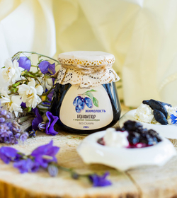 Конфитюр из жимолости с сиропом топинамбура, 280 г